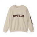 Crewneck Sweatshirt - "BYTE'M" Chocolate Logo Crewneck