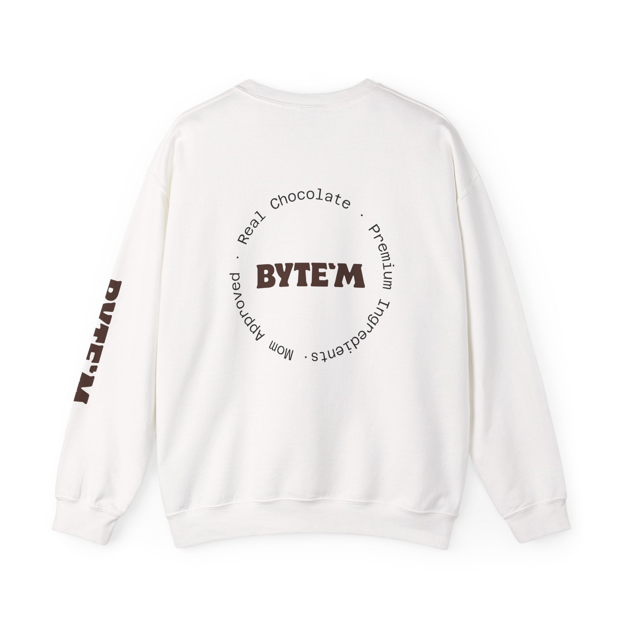 Crewneck Sweatshirt - "BYTE'M" Chocolate Logo Crewneck