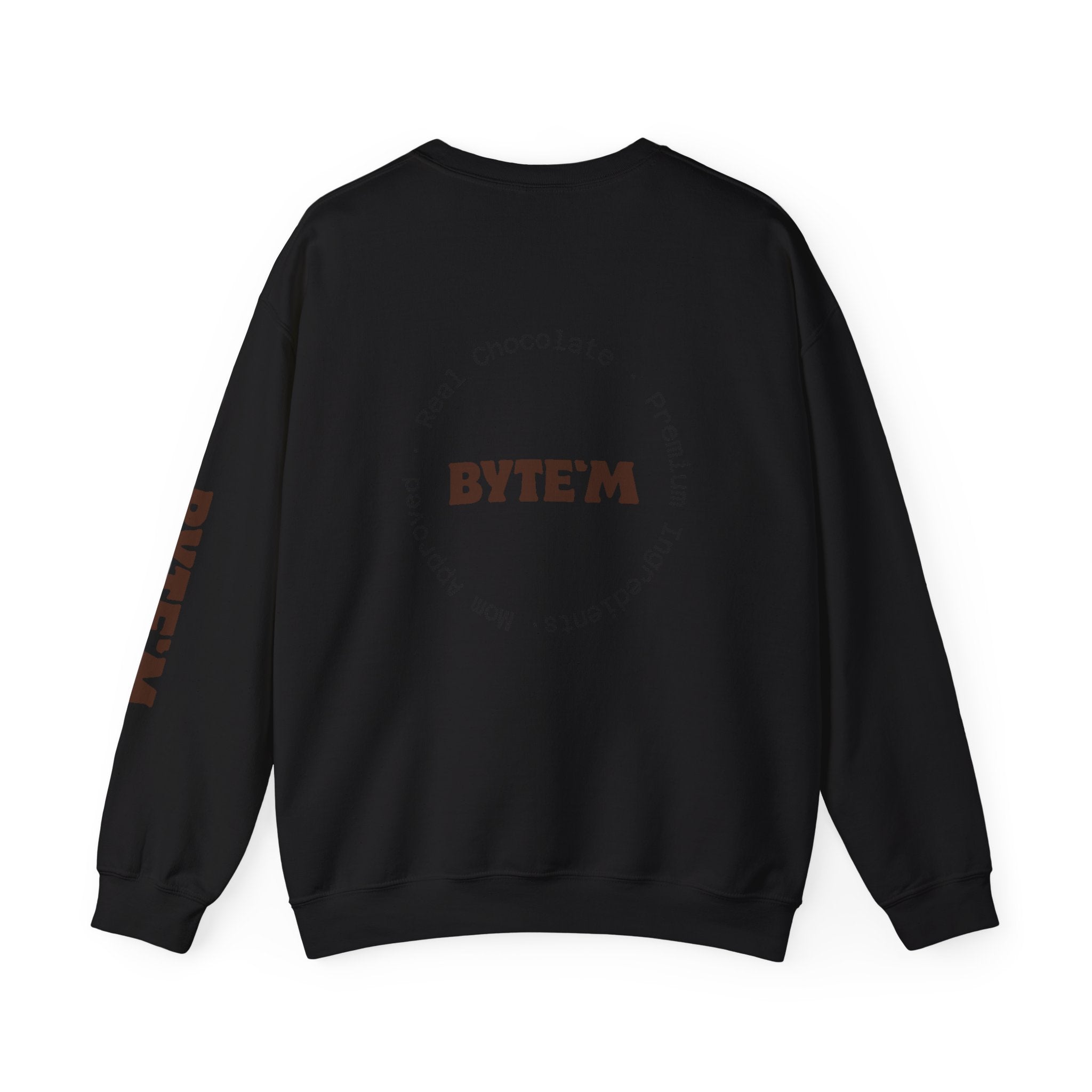 Crewneck Sweatshirt - "BYTE'M" Chocolate Logo Crewneck