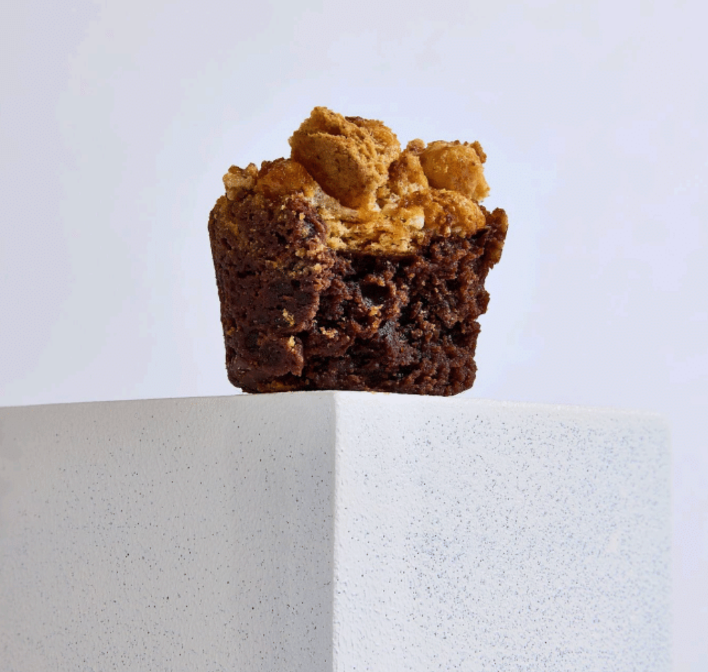 Byte'm brownie bites S'mores hero shot